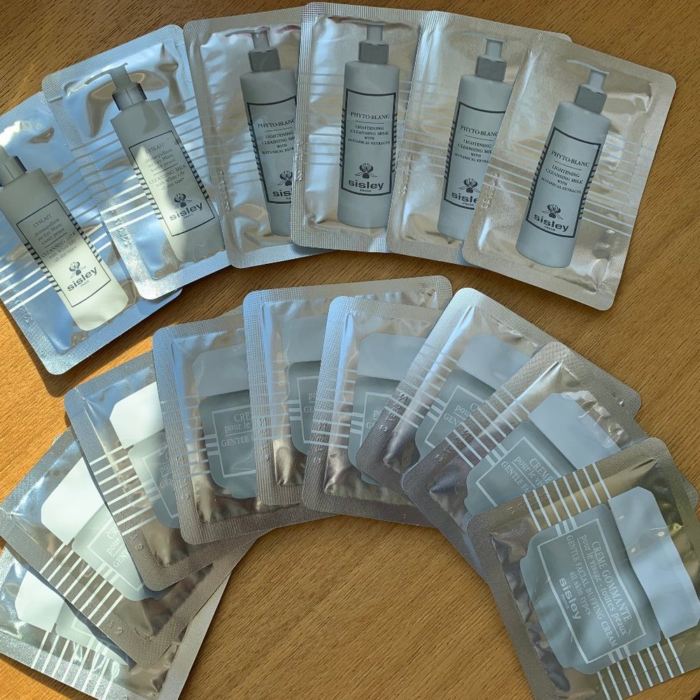 Sisley 15 sample lot cleansing milk buffing cream